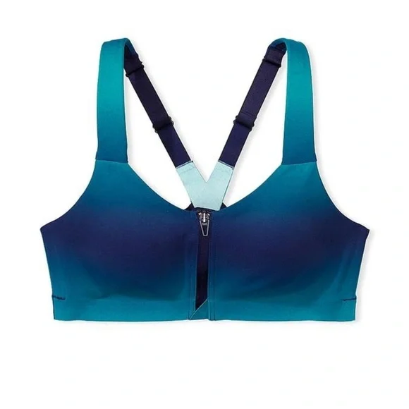 Victoria’s Secret VSX Knockout Front-Close Sports Bra – Teal Ombré (Size M) 36 B - Picture 13 of 13